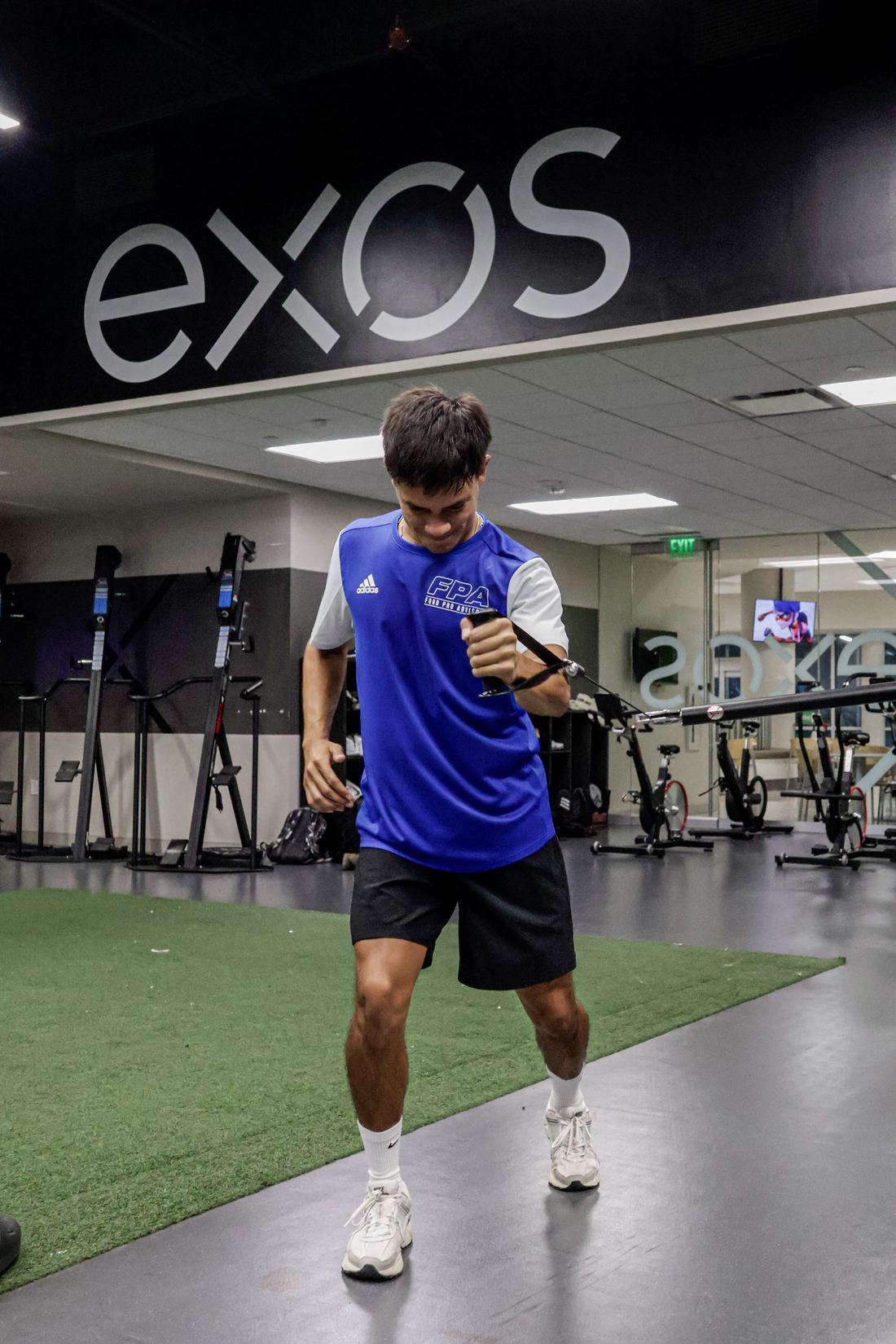 Athlete training at EXOS Plano